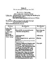 Giáo án Âm nhạc Lớp 4 - Tuần 19